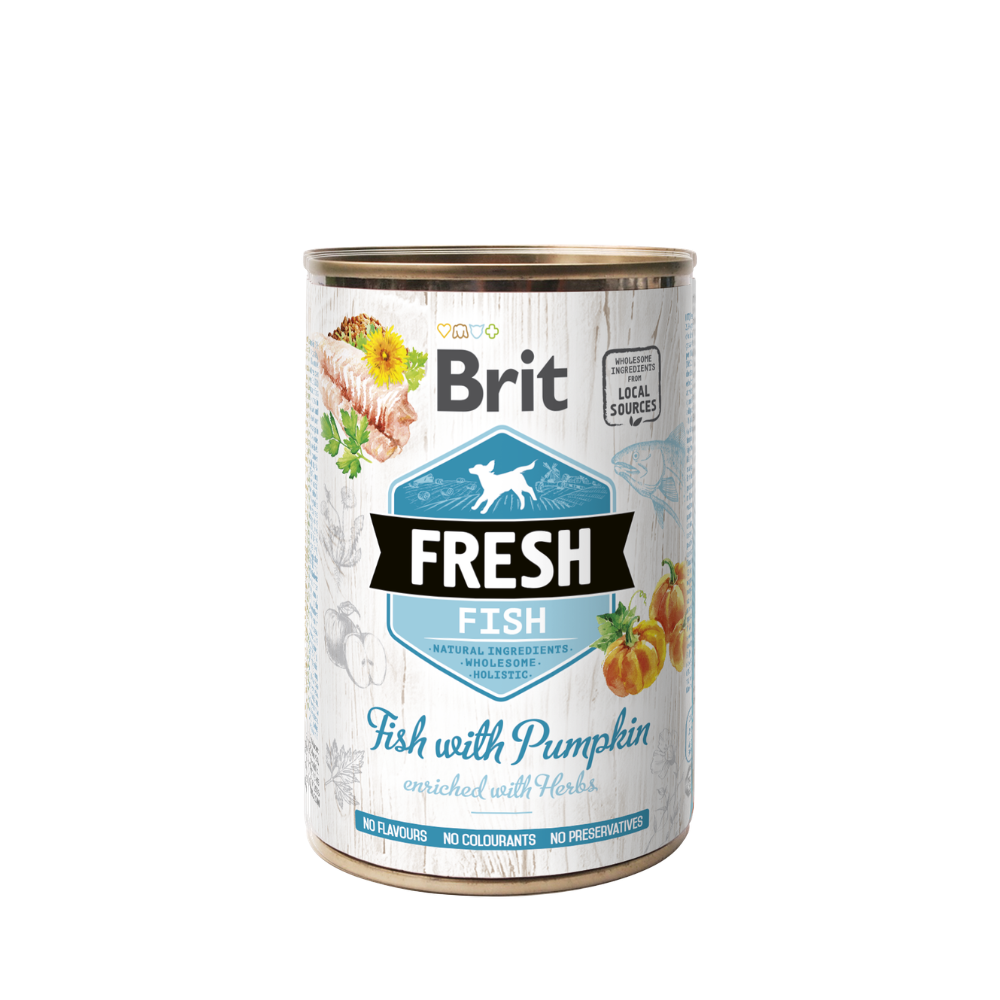 Brit Fresh Cans Fish 400g κονσέρβα σκύλου
