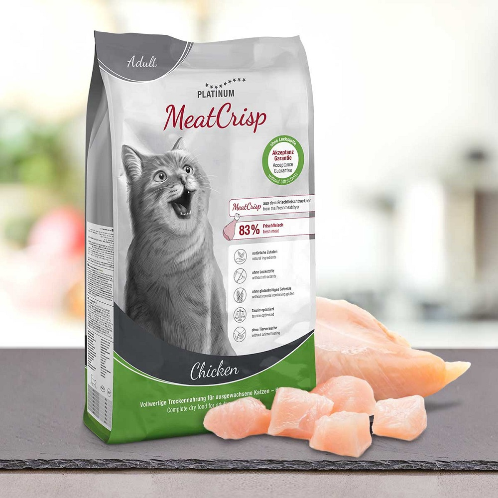 Platinum Meatcrisp Adult Chicken 400g τροφή γάτας
