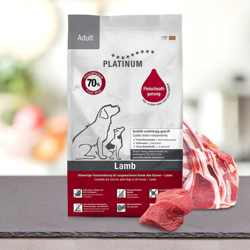 Platinum Adult Αρνί 5kg τροφή σκύλου