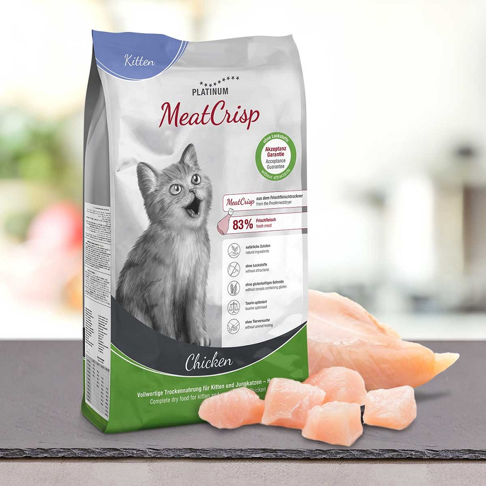 Platinum Meatcrisp Kitten Chicken 1.5kg τροφή για γατάκια