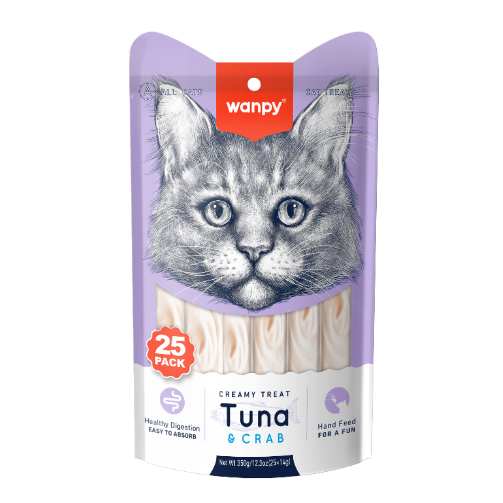 Wanpy Tuna & Crab 350g τροφή γάτας