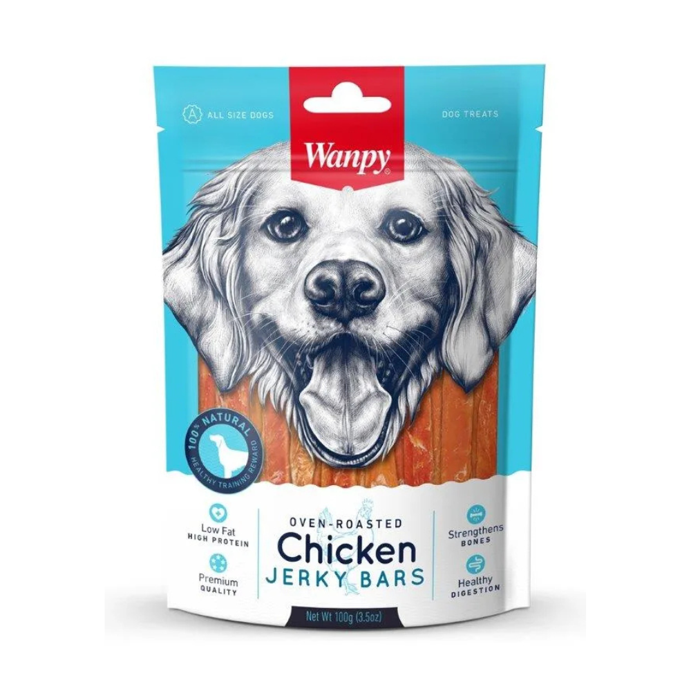 Wanpy Chicken Jerky 100g λιχουδιά σκύλου
