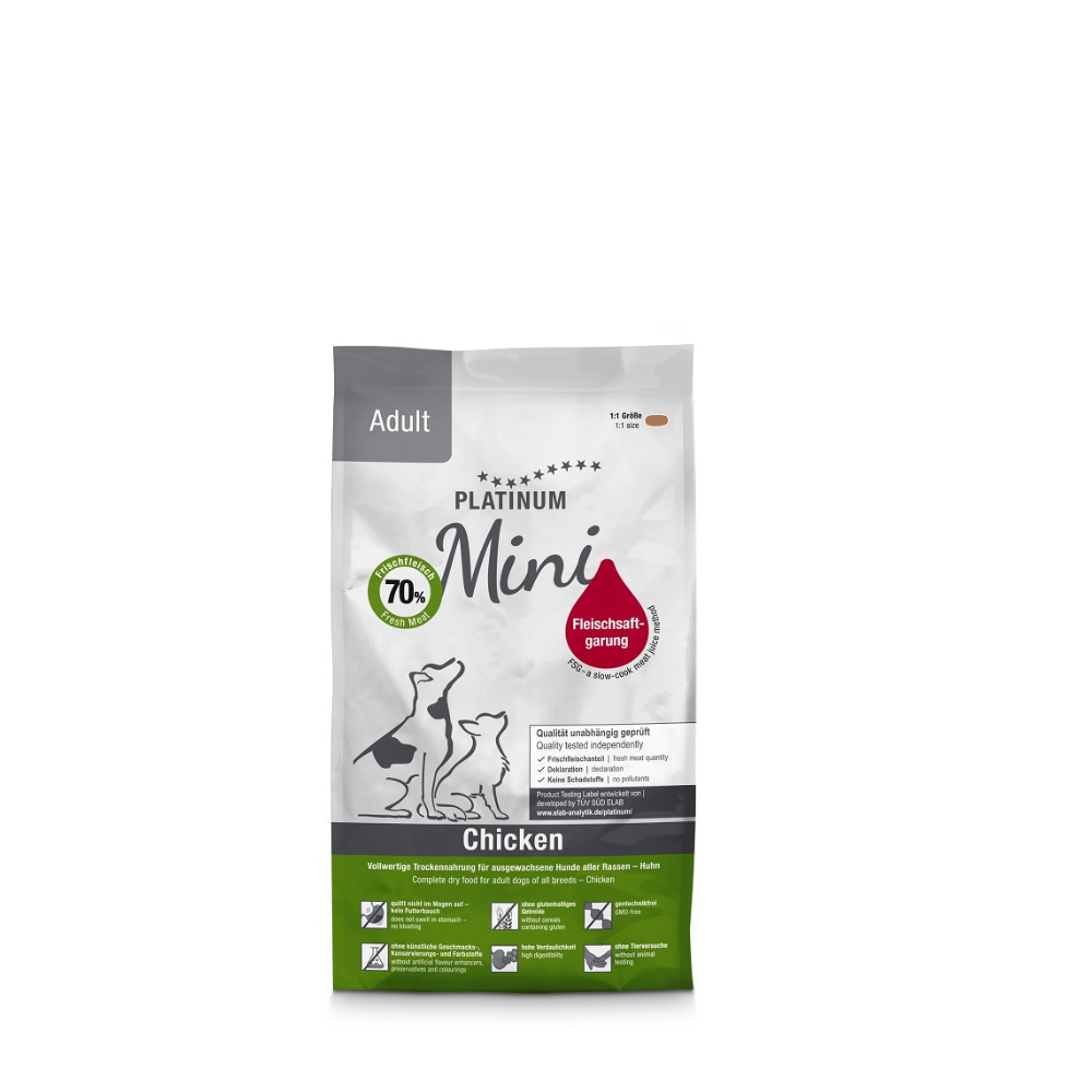 Platinum Adult Mini Κοτόπουλο 900g ξηρά τροφή σκύλου
