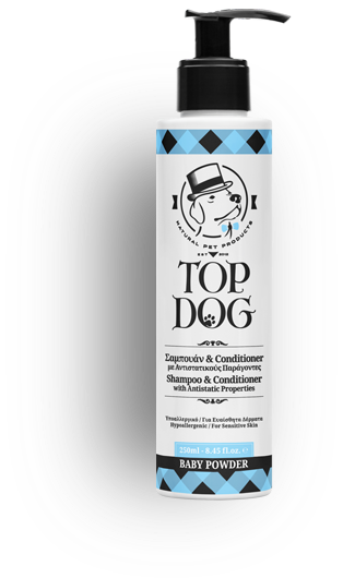 Top Dog σαμπουάν κατοικιδίων Baby Powder 250ml