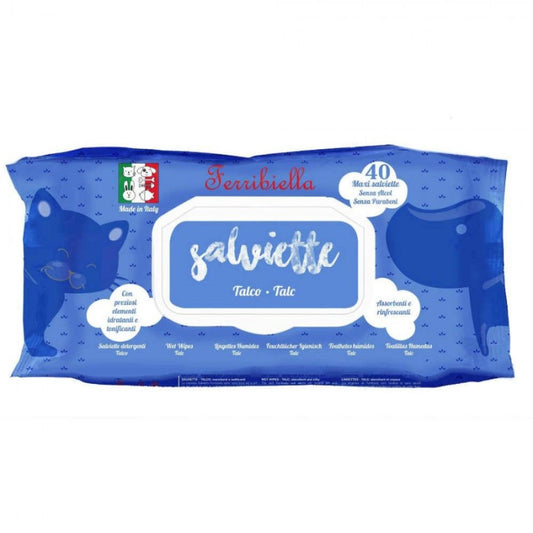 Ferribiella roses water μαντηλάκια καθαρισμού για κατοικίδια 40τμχ