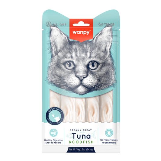 Wanpy Tuna and Codfish 70g τροφή γάτας